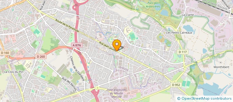 localisation de l'entreprise MONSIEUR MAXIMILIEN LAMY  ANGERS