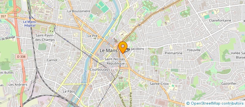 localisation de l'entreprise MONSIEUR MAXIMILIEN LANGEVIN  LE MANS