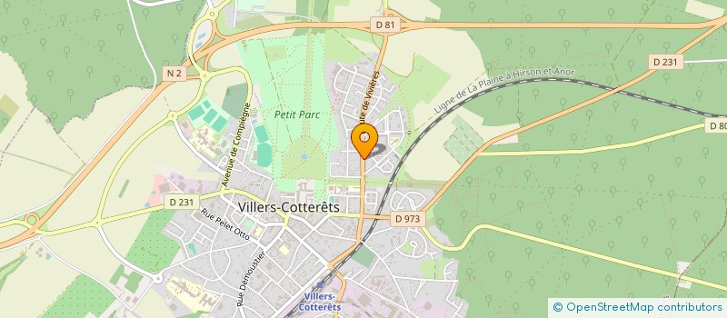 localisation de l'entreprise MONSIEUR MAXIMILIEN LECA  VILLERS-COTTERETS