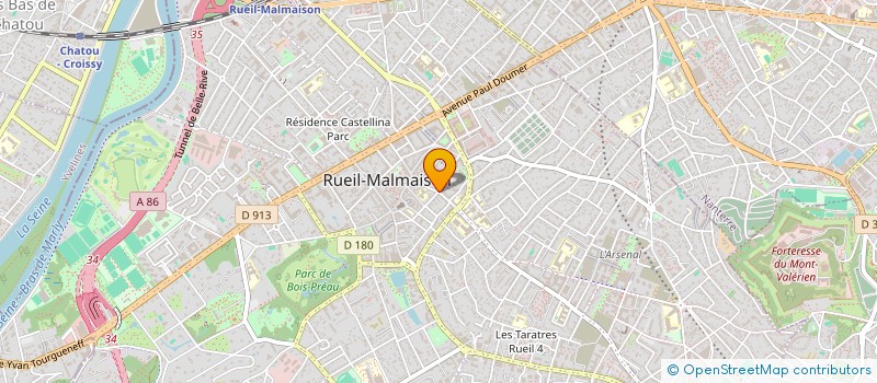 localisation de l'entreprise MONSIEUR MAXIMILIEN LEFEVRE à RUEIL-MALMAISON