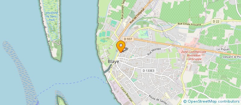 localisation de l'entreprise MONSIEUR MAXIMILIEN LEULLIEUX à BLAYE