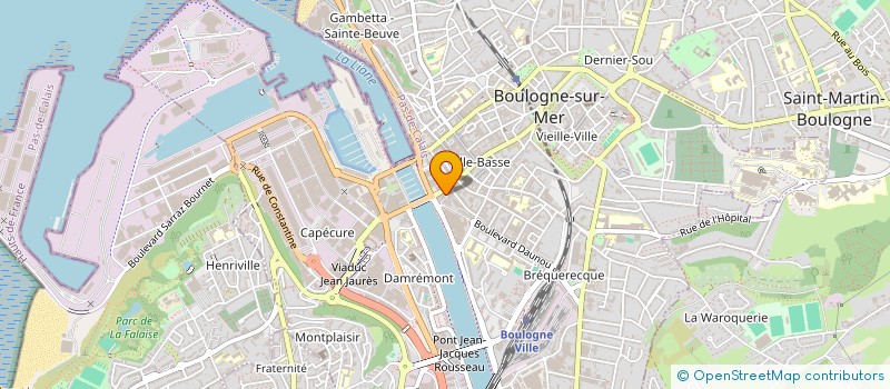 localisation de l'entreprise MONSIEUR MAXIMILIEN LIBERT à BOULOGNE-SUR-MER