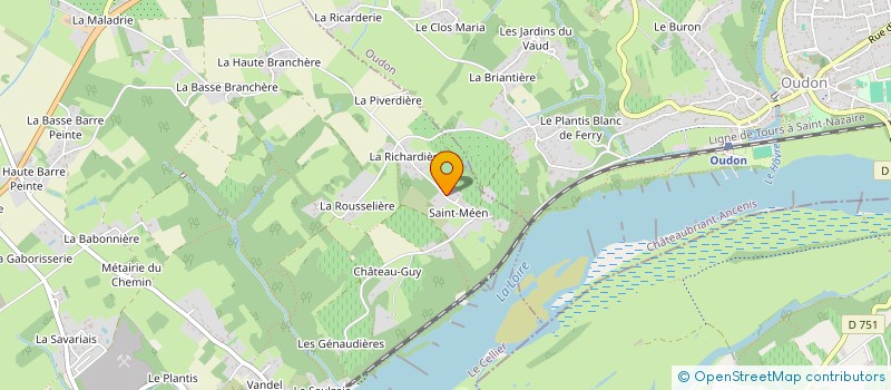 localisation de l'entreprise MONSIEUR MAXIMILIEN LOIRET  LE CELLIER