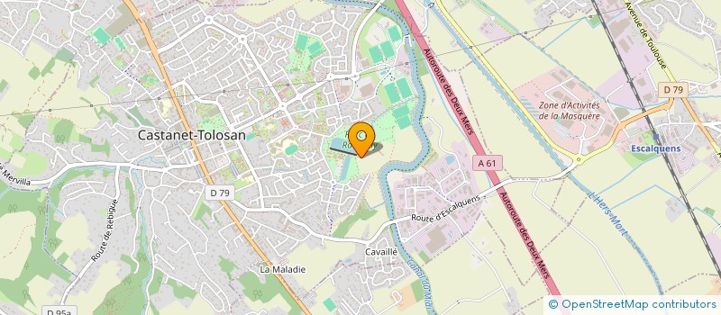 localisation de l'entreprise MONSIEUR MAXIMILIEN LUCK  CASTANET-TOLOSAN