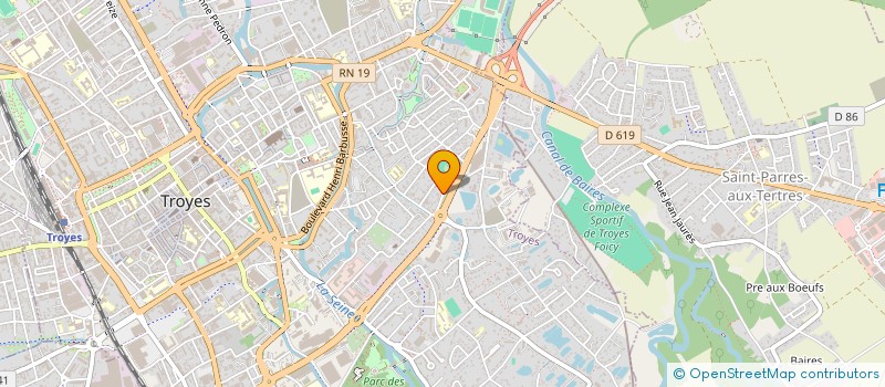 localisation de l'entreprise MONSIEUR MAXIMILIEN MAIRE  TROYES