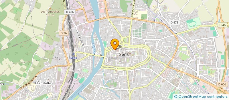 localisation de l'entreprise MONSIEUR MAXIMILIEN MARCEAU à SENS