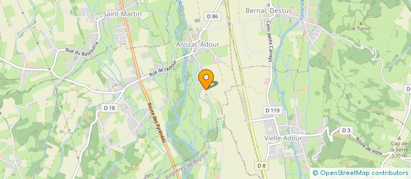 localisation de l'entreprise MONSIEUR MAXIMILIEN MARSAC  ARCIZAC-ADOUR