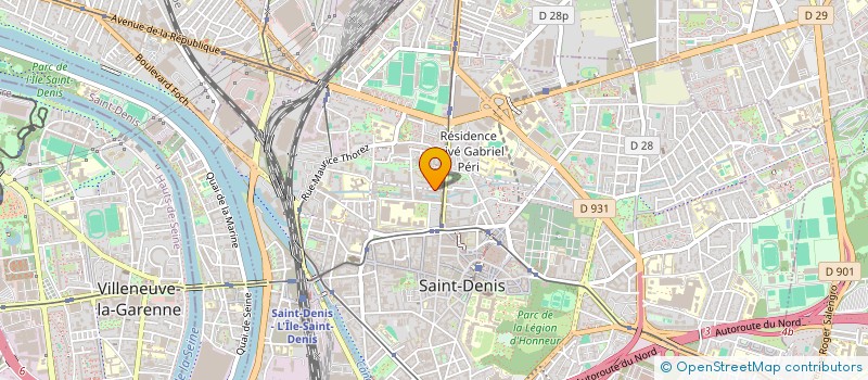 localisation de l'entreprise MONSIEUR MAXIMILIEN MASTHEBA à SAINT-DENIS