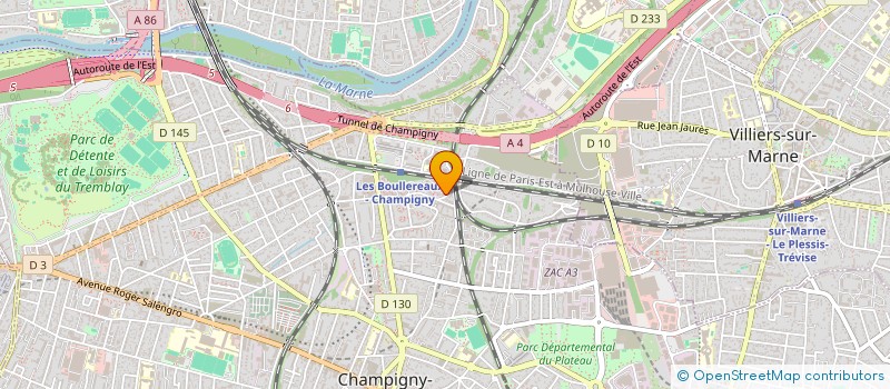 localisation de l'entreprise MONSIEUR MAXIMILIEN MATRAGRANO à CHAMPIGNY-SUR-MARNE