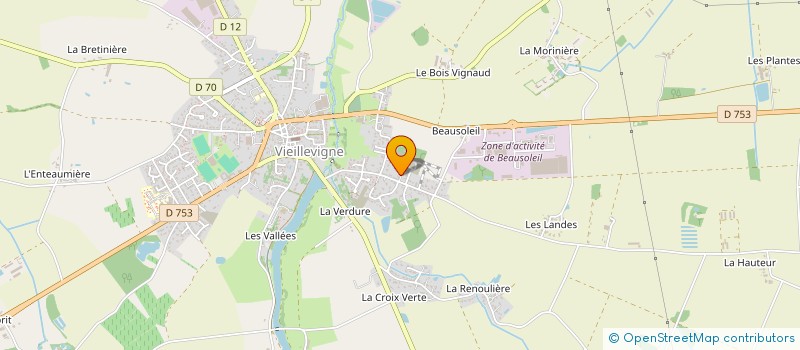 localisation de l'entreprise MONSIEUR MAXIMILIEN MAUGUIN  LA BRUFFIERE