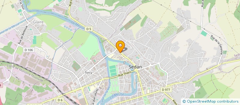 localisation de l'entreprise MONSIEUR MAXIMILIEN MILLET  SEDAN