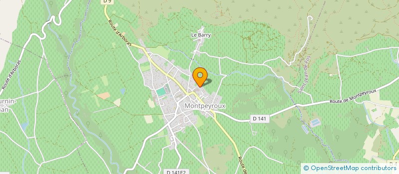 localisation de l'entreprise MONSIEUR MAXIMILIEN N'GOM  MONTPEYROUX