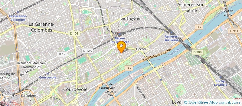 localisation de l'entreprise MONSIEUR MAXIMILIEN NAGY à COURBEVOIE