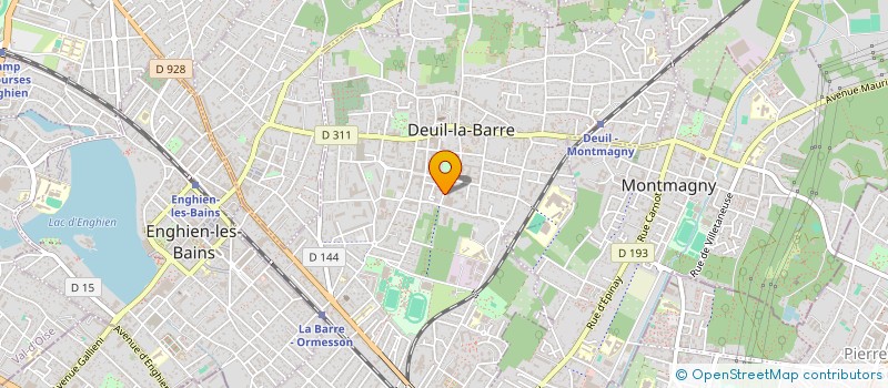 localisation de l'entreprise MONSIEUR MAXIMILIEN NANA à DEUIL-LA-BARRE