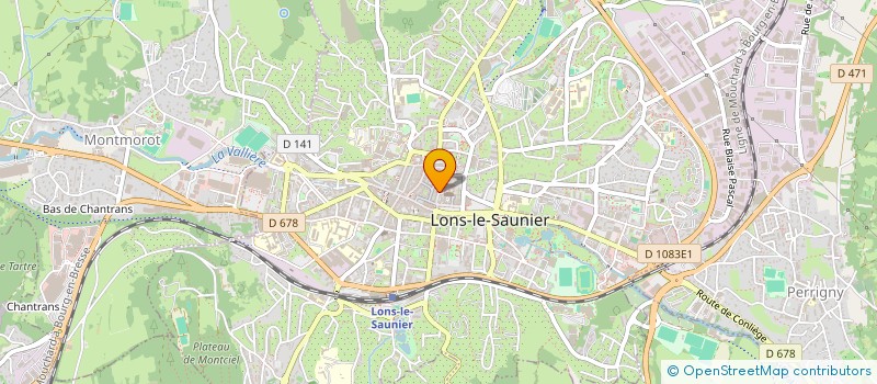 localisation de l'entreprise MONSIEUR MAXIMILIEN PELISSARD à LONS-LE-SAUNIER