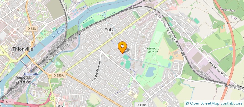 localisation de l'entreprise MONSIEUR MAXIMILIEN POISSON  YUTZ