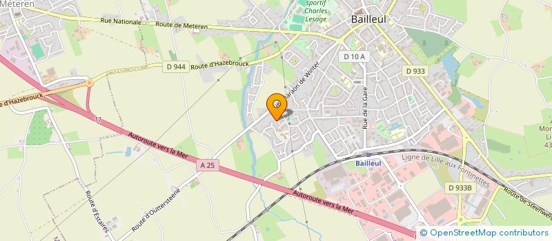 localisation de l'entreprise MONSIEUR MAXIMILIEN POULAIN à BAILLEUL