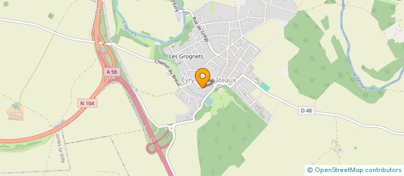 localisation de l'entreprise MONSIEUR MAXIMILIEN PROVOST  EVRY-GREGY-SUR-YERRE