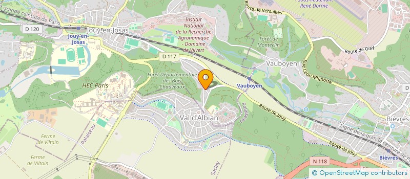 localisation de l'entreprise MONSIEUR MAXIMILIEN QUINT  JOUY-EN-JOSAS