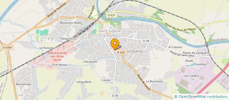 localisation de l'entreprise MONSIEUR MAXIMILIEN RASSE  SAINT-SULPICE-LA-POINTE