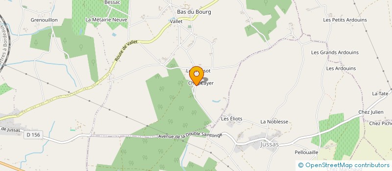 localisation de l'entreprise MONSIEUR MAXIMILIEN REGADE  MONTENDRE