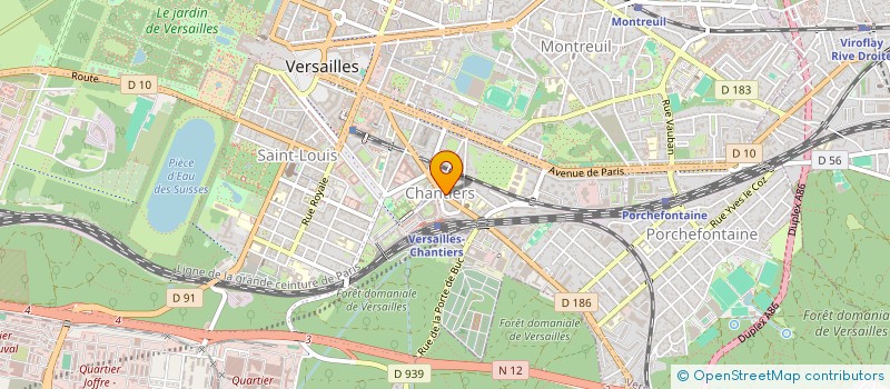 localisation de l'entreprise MONSIEUR MAXIMILIEN RENAUD à VERSAILLES
