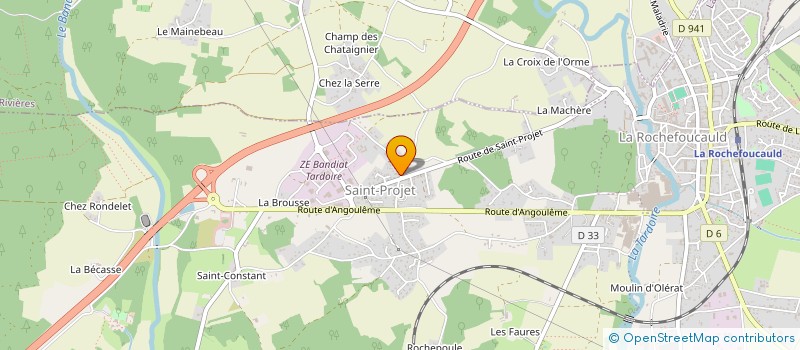 localisation de l'entreprise MONSIEUR MAXIMILIEN RUDZKI à LA ROCHEFOUCAULD-EN-ANGOUMOIS
