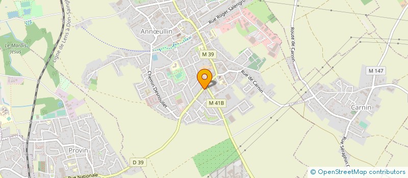 localisation de l'entreprise MONSIEUR MAXIMILIEN SAELENS  ANNULLIN