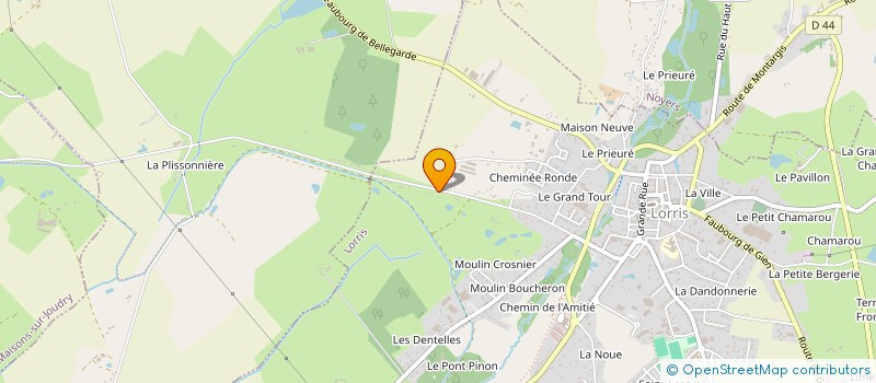 localisation de l'entreprise MONSIEUR MAXIMILIEN SERRE à VIEILLES-MAISONS-SUR-JOUDRY