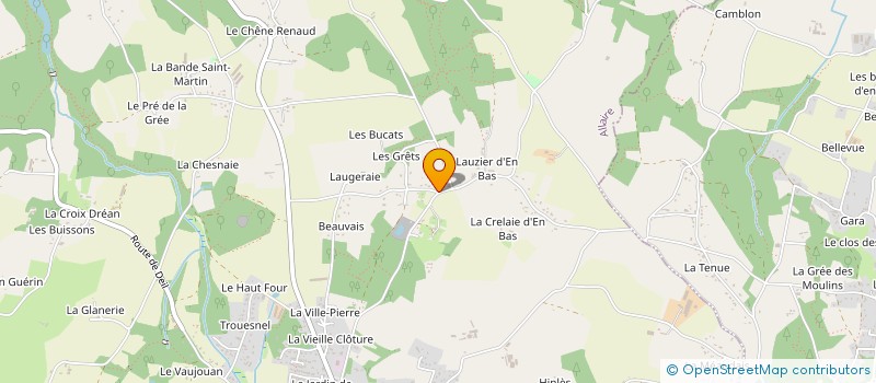 localisation de l'entreprise MONSIEUR MAXIMILIEN SOURDRIL  ALLAIRE