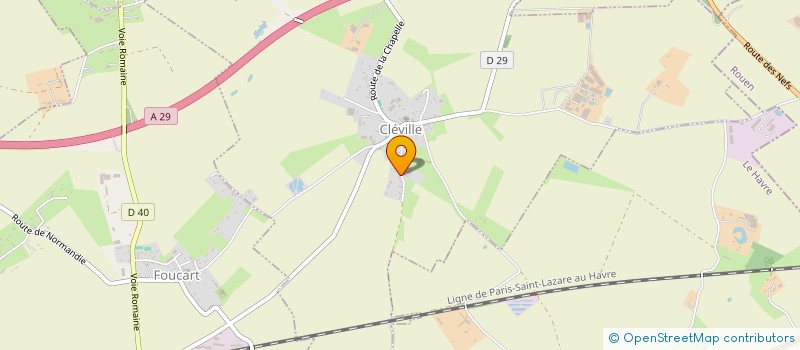 localisation de l'entreprise MONSIEUR MAXIMILIEN TANAY  CLEVILLE