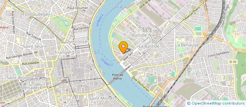 localisation de l'entreprise MONSIEUR MAXIMILIEN VACHER  BORDEAUX