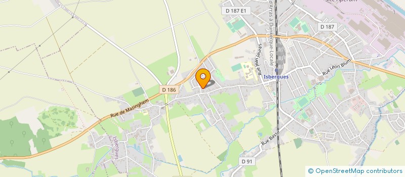 localisation de l'entreprise MONSIEUR MAXIMILIEN VERGOTEN à ISBERGUES