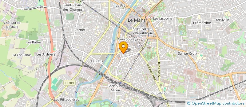 localisation de l'entreprise MONSIEUR MAXIMILIEN VERT à LE MANS