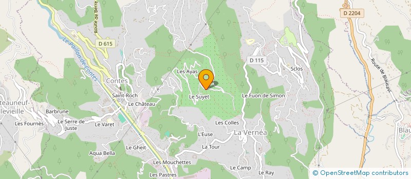 localisation de l'entreprise MONSIEUR MAXIMILIEN ZANATTA  CONTES