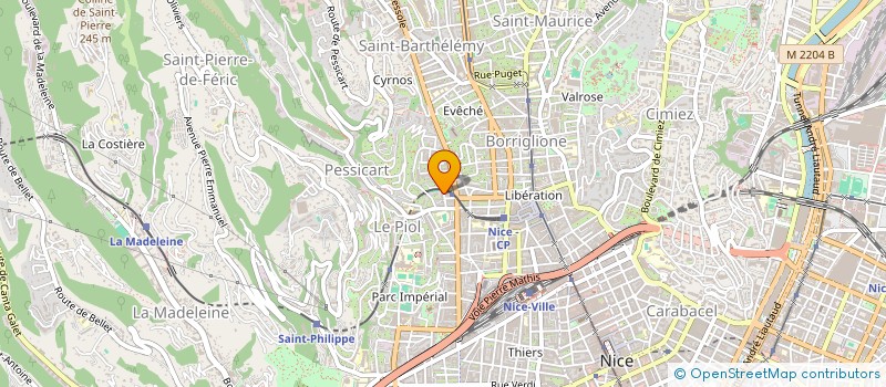 localisation de l'entreprise MONSIEUR MAXIMILLIEN ODDON à NICE