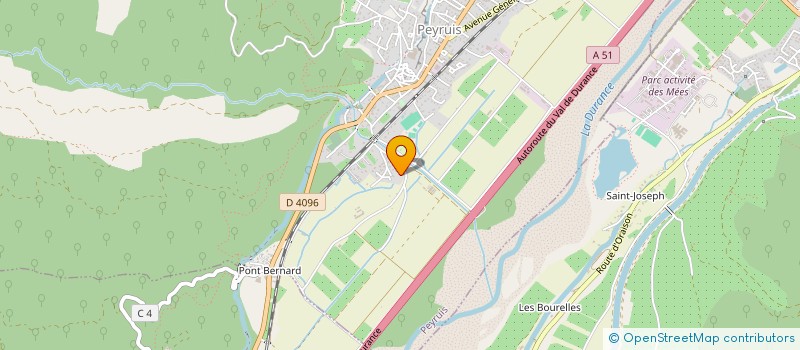 localisation de l'entreprise MONSIEUR MAXIMIN CALVI  PEYRUIS