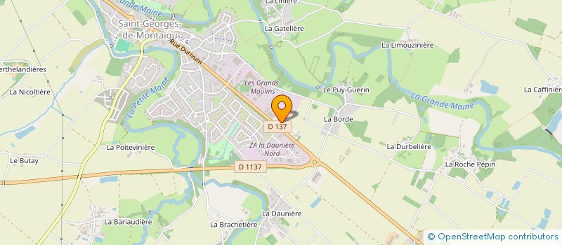 localisation de l'entreprise MONSIEUR MAXIMIN DUGAST à MONTAIGU-VENDEE