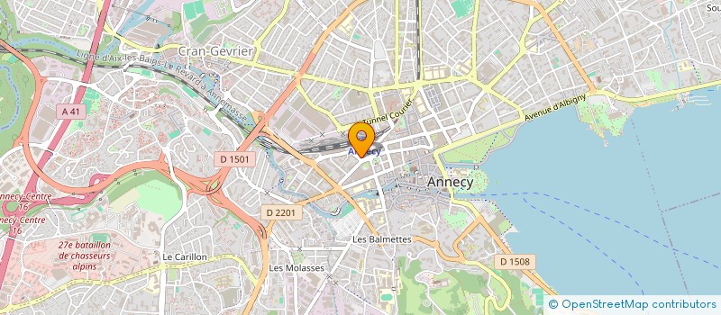 localisation de l'entreprise MONSIEUR MAXIMIN GAILLARD à ANNECY