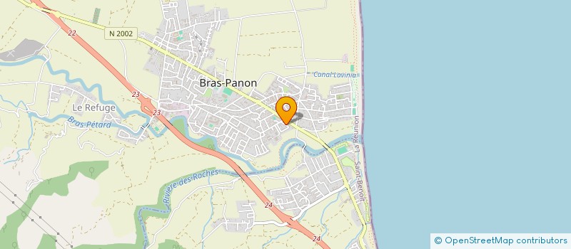 localisation de l'entreprise MONSIEUR MAXIMIN IRISSIM-MANGATA  BRAS-PANON