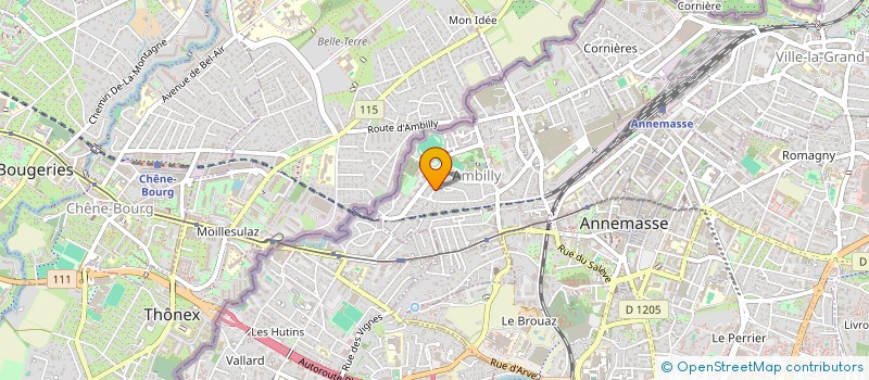 localisation de l'entreprise MONSIEUR MAXIMIN MOLIN  AMBILLY