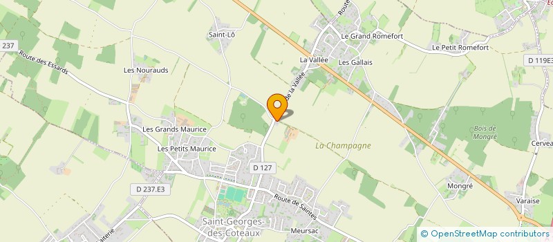 localisation de l'entreprise MONSIEUR MAXIMIN PATRY à SAINT-GEORGES-DES-COTEAUX