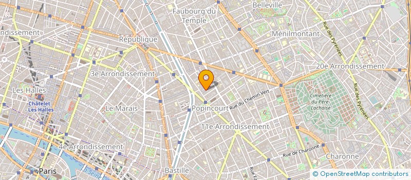 localisation de l'entreprise MONSIEUR MAXIMLE CHASSERIAU  PARIS