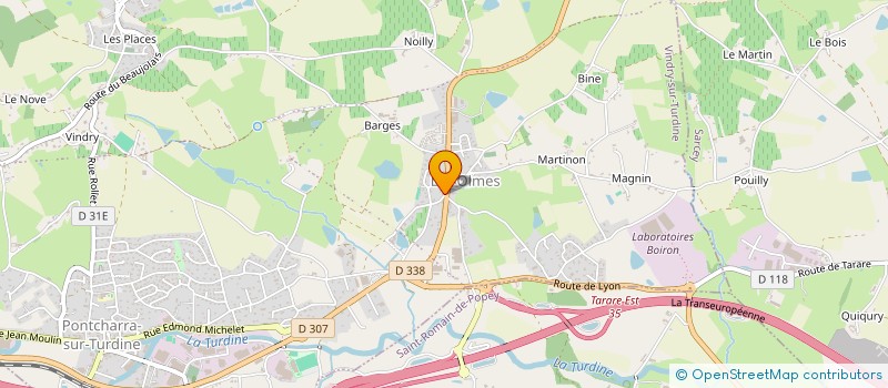 localisation de l'entreprise MONSIEUR MAXIMO MOREIRA ORTIZ  VINDRY-SUR-TURDINE