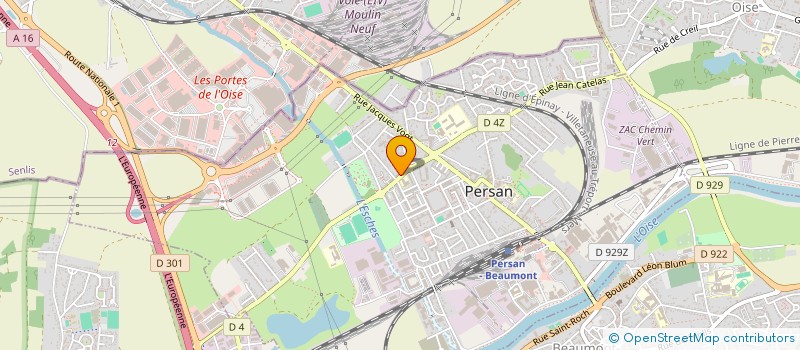 localisation de l'entreprise MONSIEUR MAXO BAPTISTIN  PERSAN