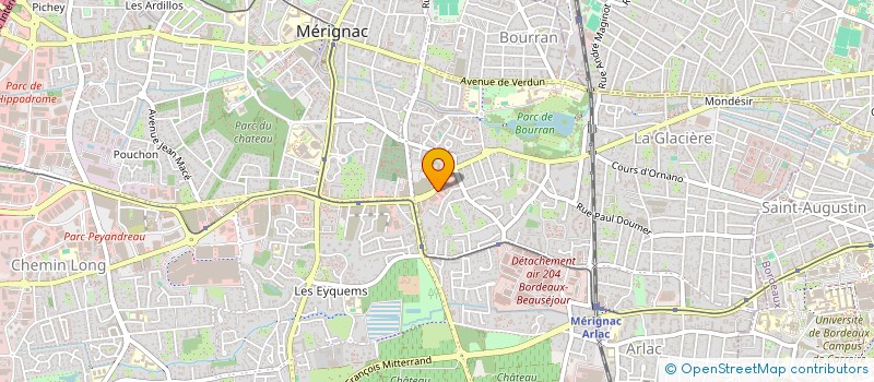 localisation de l'entreprise MONSIEUR MAYA PIVAUDRAN à MERIGNAC