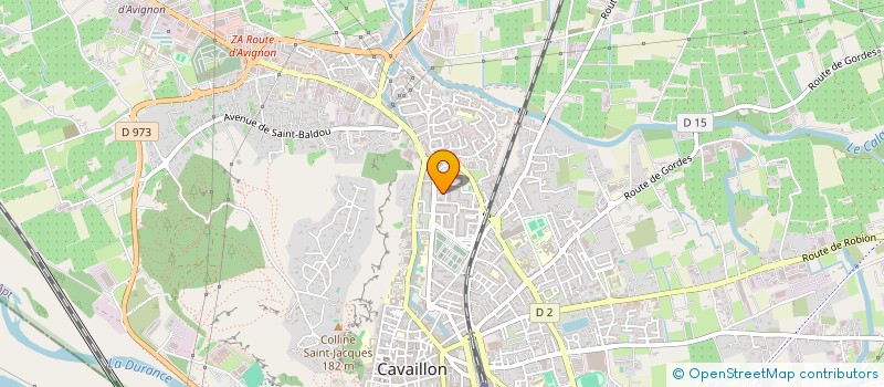 localisation de l'entreprise MONSIEUR MAYADINE IBRAHIM NOUR  CAVAILLON