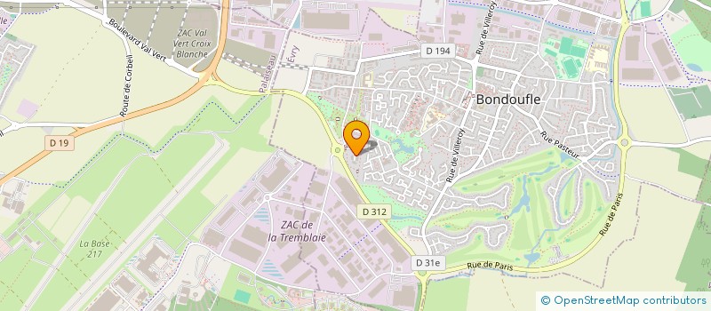 localisation de l'entreprise MONSIEUR MAYALA KISSANZA  BONDOUFLE