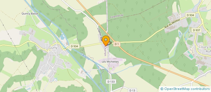 localisation de l'entreprise MONSIEUR MAYCKAEL BONNET  CHAMPS