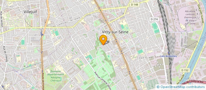 localisation de l'entreprise MONSIEUR MAYCON DOUGLAS MATOS SOUTO à VITRY-SUR-SEINE